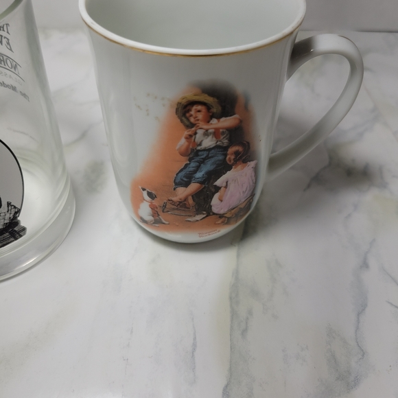 Vintage Norman Rockwell. Mugs Set From 1981 - Picture 2 of 6